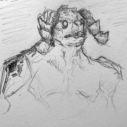 Rose Inked Sketch #2